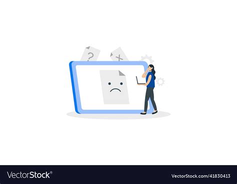 No data empty concept Royalty Free Vector Image