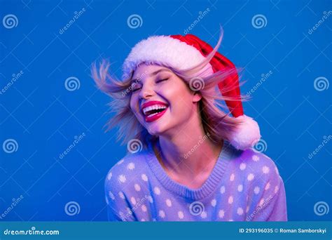 Photo Of Positive Cheerful Girl Closed Eyes Wear Trendy Ugly Clothes