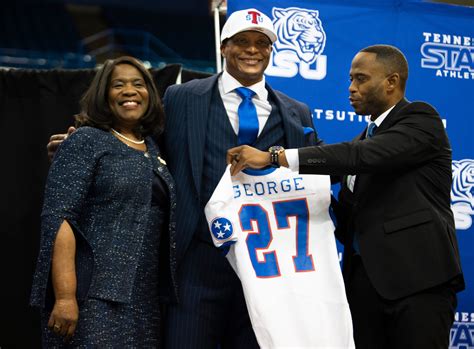 What is Eddie George's salary as Tennessee State football coach?