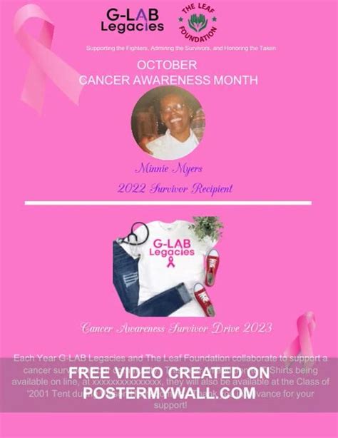 Cancer Survivor Flyer Postermywall