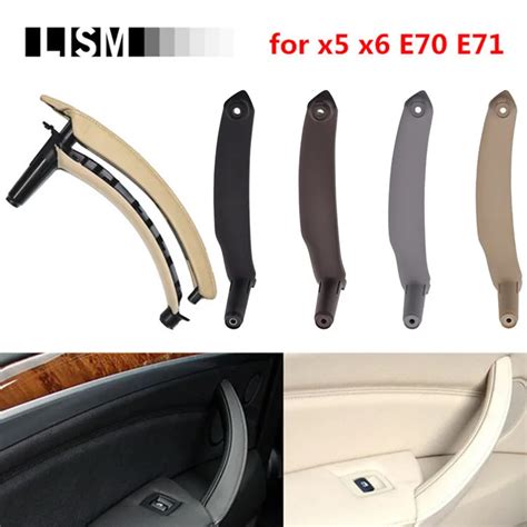 Black Beige Brown Left Right Car Interior Door Handles For BMW X5 E70