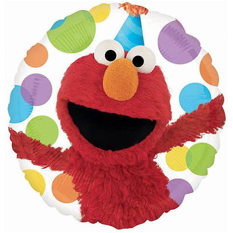 Sesame Street Party Elmo Balloon - Walmart.com - Walmart.com