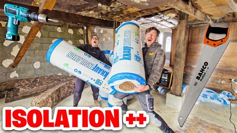 On ISOLE Les PLAFONDS Et Les COMBLES TRAVAUX RENOVATION MAISON EP 13