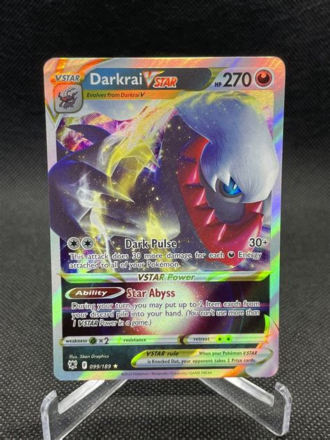 Pok Mon Tcg Darkrai Vstar Astral Radiance Holo Ultra Rare Nm Ebay