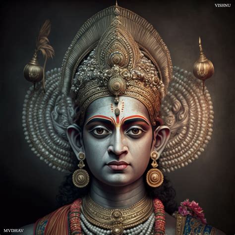 Vishnu Bhagwan and his avatars Visualized using Ai, credit; mvdhav ...