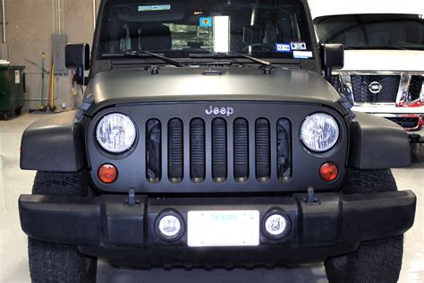 Matte Black Wrap Jeep Wrangler - Zilla Wraps