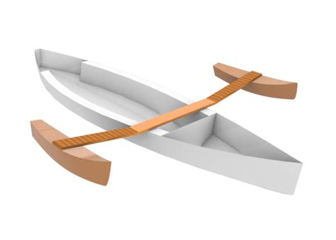 Mini Outriggers For Sailing Canoe Stability Storer Boat Plans In Wood