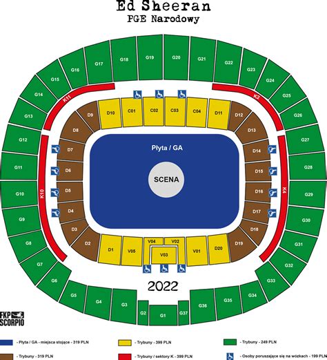 Ed Sheeran Pge Narodowy Warsaw Fkp Scorpio Poland