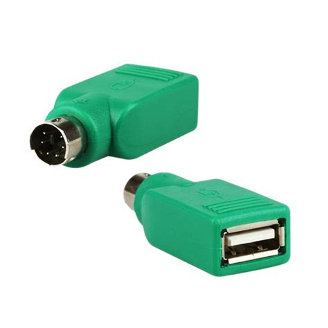 Adaptador Usb F Mea X Ps Macho Para Mouse Ou Teclado Mini Din