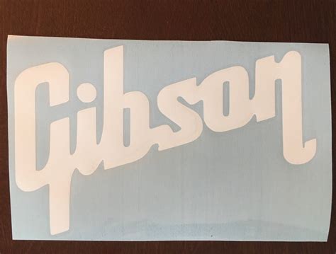 GIBSON GUITAR Decal / GIBSON Guitar / Music Sticker / Car | Etsy