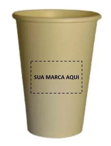 Copo Ml Em Papel Personalizado Pacote Unidades