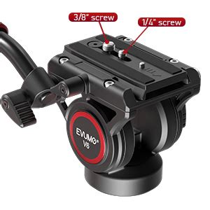 Amazon Evumo Gf Fluid Head Tripod With Phone Mount