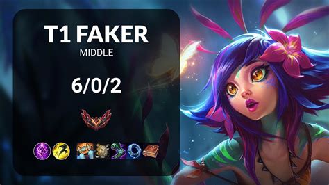 T1 Faker Neeko Vs Zeri MIDDLE KR GRANDMASTER Patch 13 12 YouTube