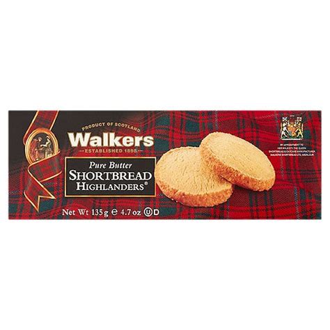 Walkers Pure Butter Shortbread Highlanders Cookies 4 7 Oz Brooklyn Fare