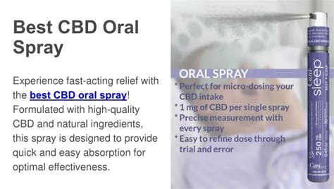 Ppt Best Cbd Oral Spray Powerpoint Presentation Free Download Id