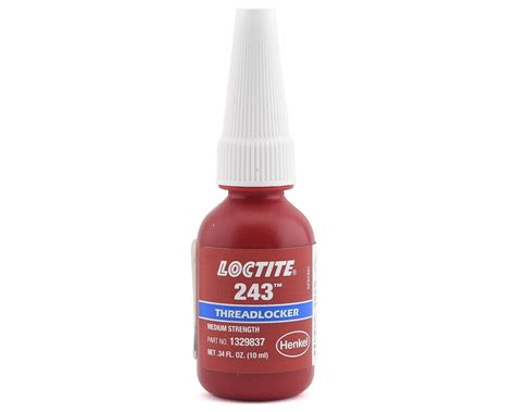 Loctite 243 Blue Threadlocker 10ml 1329837 243 AMain Hobbies