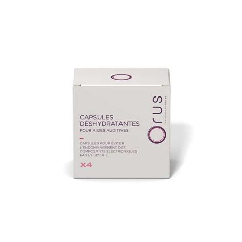 Capsules déshydratantes Orus x4