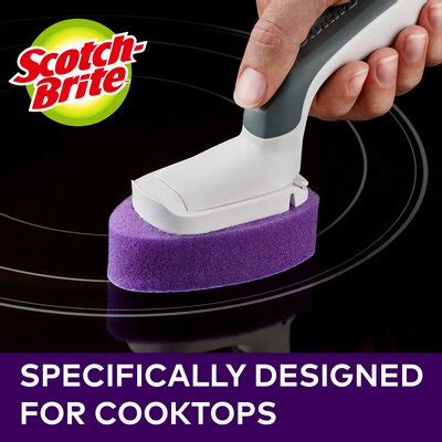 Scotch Brite Glass Cooktop Cleaning Wand Pack Refill Heads M Uk