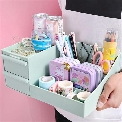 Creative Multi Function Penholder Desktop Debris Cute Case Box Desk