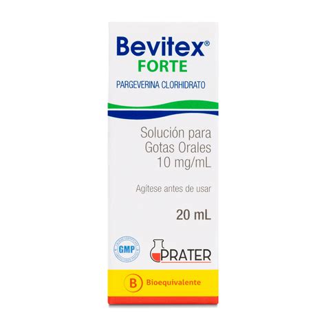 Bevitex Forte Pargeverina 10 Mgml Gotas Orales 20 Ml Farmacias Del