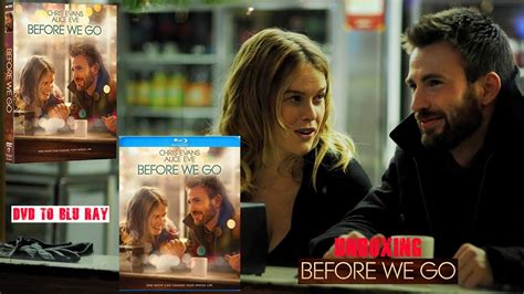 Before We Go 2014 DVD To Blu Ray Review And Unboxing Chris Evans