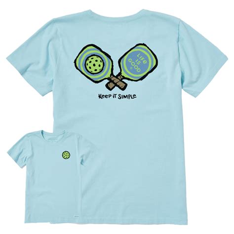 Home Women S Keep It Simple Pickleball Crusher Tee Life Is Good