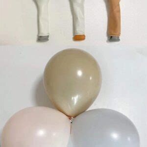 Fonder Mols Nude Balloon Garland Kit Pcs Double Stuffed Cream Peach