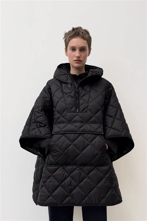 Poncho Acolchado Oversize Limited Edition Puffer Coat With Hood Women S Puffer Puffer Jacket