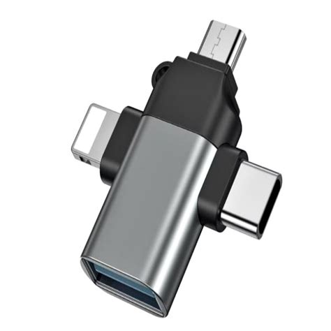 Adaptor Otg La Mufa Lightning Micro Usb Si Type C Tip Conector Usb