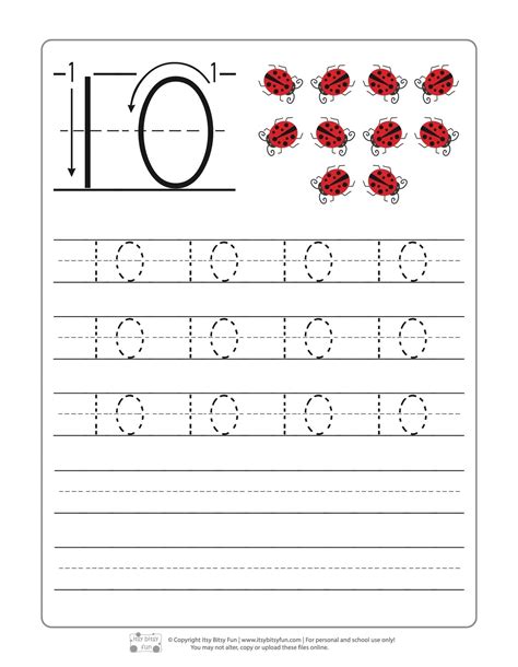 Number Trace 1 10 Worksheets Worksheetscity