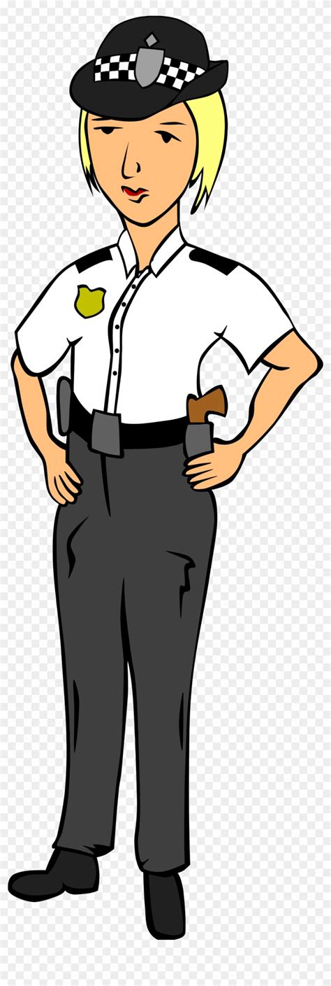 Free Vector Woman Police Officer Clip Art Police Officer Cartoon Uk