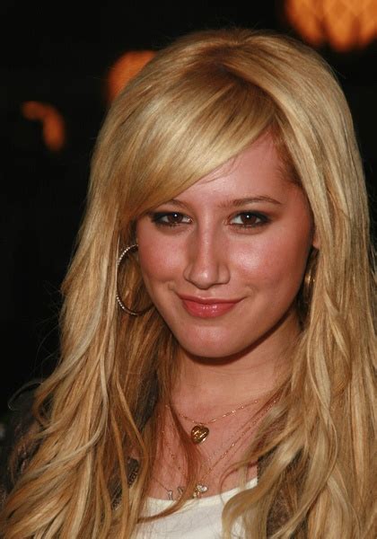 Ashley Tisdale Blonde Hair Bangs