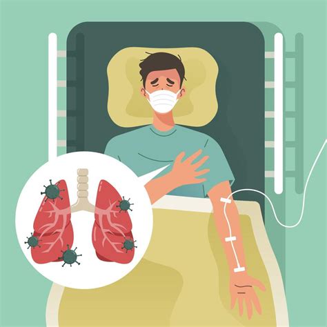 Coronavirus Patient In Hospital Vector Art At Vecteezy