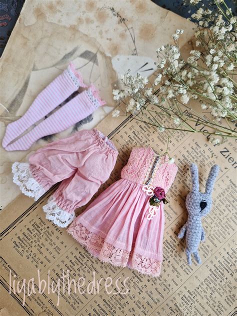 Blythe Doll Dress Blythe Dress Doll Dress Handmade Dolls Doll Clothes Dress Doll Pullip Dress