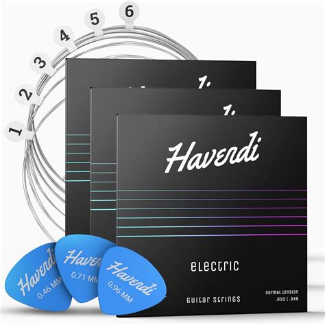 Amazon HAVENDI Guitar Strings Electric Guitar Brilliant Sound