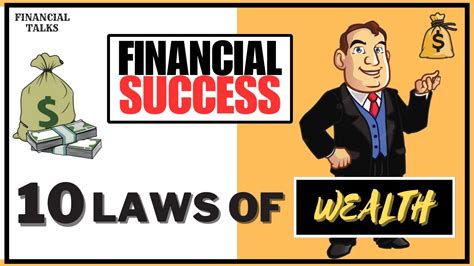 10 Laws Of Wealth Your Path To Financial Success Steps To Get Rich