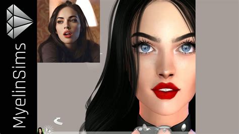 🌸the Sims 4 Create A Sim Megan Fox Youtube