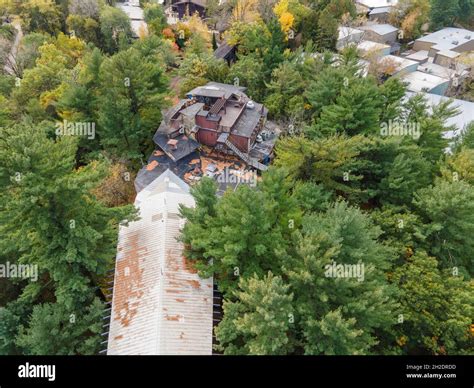 Aerial Photograph Of The House On The Rock A Tourist Attraction In