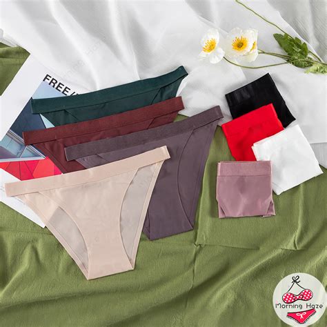 Women Panties Sexy Seamless Low Rise Briefs Underwear Lingerie V