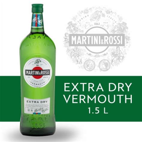 Martini And Rossi Extra Dry Italy Vermouth 15 L Kroger