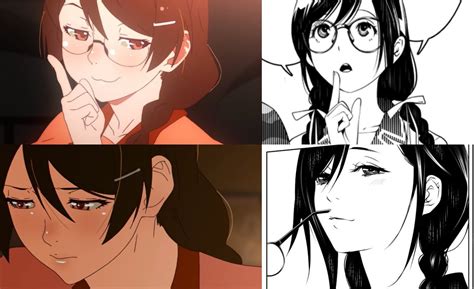 Kizumonogatari Hanekawa Tsubasa Movie Vs Manga Araragi