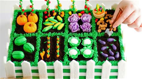 Yummy Vegetable Garden Cake Youtube