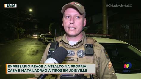 Empres Rio Reage A Assalto Na Pr Pria Casa E Mata Ladr O A Tiros Em