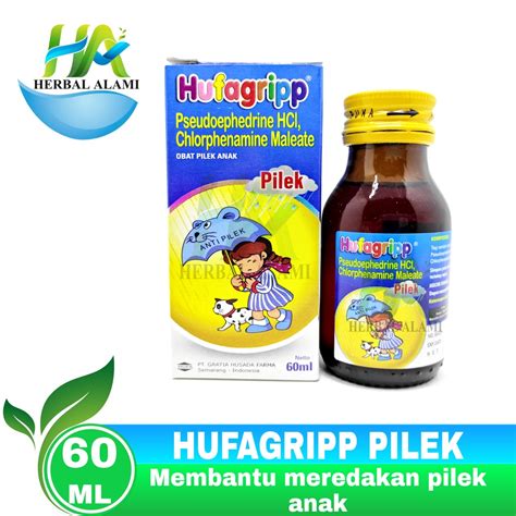 Jual Hufagripp Syrup Pilek 60 Ml Biru Sirup Hufagripp Obat Pilek