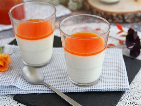 Panna Cotta De Baunilha Coulis De Damasco Receita Petitchef