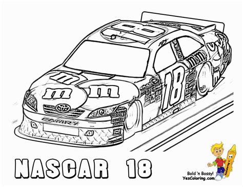 Get This Nascar Coloring Pages Printable for Boys 27091