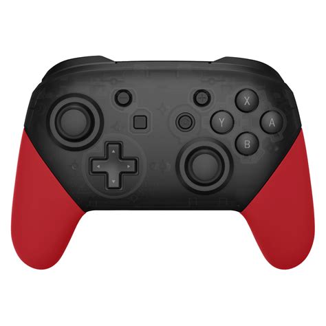 Extremerate Passion Red Replacement Handle Grips For Nintendo Switch Pro Controller Soft Touch