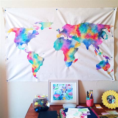 Tapestry Map of the World | Ann Inspired