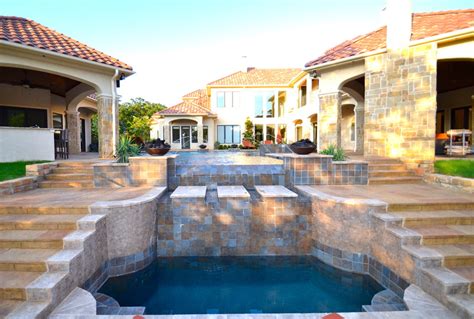 Dallas Area Traditional Geometric Pools Transitional Pool Dallas