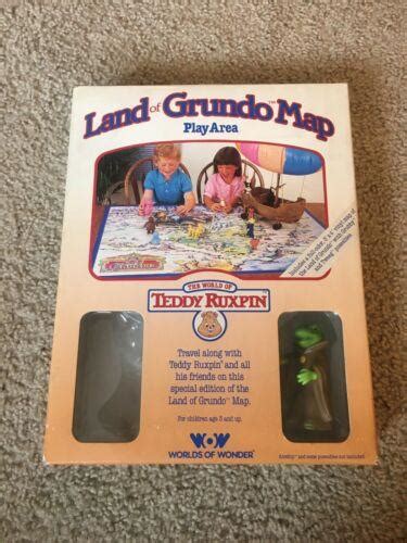 Land Of Grundo Map Play Area World Of Teddy Ruxpin Worlds Of